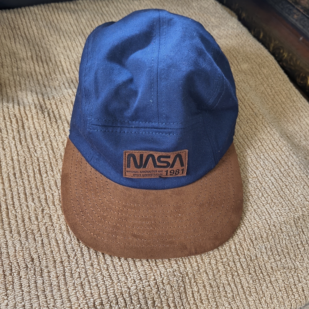MAD Engine Men's NASA Navy and Tan Adjustable Cap